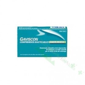 GAVISCON COMPRIMIDOS MASTICABLES SABOR MENTA, 48 comprimidos masticables