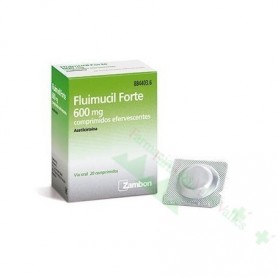 FLUIMUCIL FORTE 600 mg COMPRIMIDOS EFERVESCENTES , 20 comprimidos