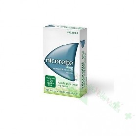 NICORETTE 4 MG CHICLES MEDICAMENTOSOS 30 CHICLES