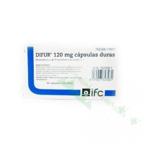 DIFUR 120 mg CAPSULAS DURAS , 96 cápsulas
