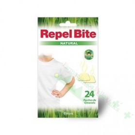 REPEL BITE NATURAL REPELENTE INSECTOS 24 PARCHES