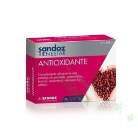 SANDOZ BIENESTAR RESVERATROL ANTIOXIDANTE 30 CAPS