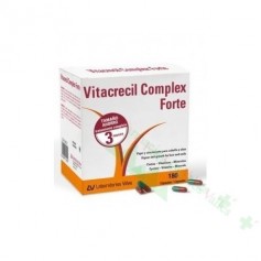 VITACRECIL COMPLEX FORTE CAPS 180 CAPS + CHAMPU ANTICAIDA 200ML (DE REGALO)