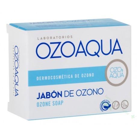 OZOAQUA JABON DE OZONO 100 G (ACNE/FISURAS ANALES/HONGOS/HEMORROIDES/OLOR CORPORAL)