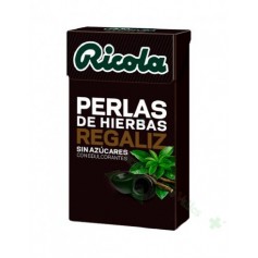 RICOLA PERLAS REGALIZ S/AZUCAR CAJA 25G
