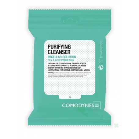 COMODYNES TOALLITAS P.ACNEICA CCC PURIFYING CLEANSER 20TOALL