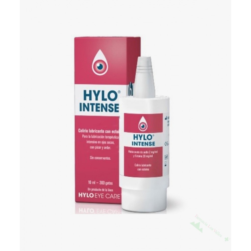 HYLO INTENSE COLIRIO 10 ML (SEQUEDAD OCULAR MODERADA-SEVERA) - Farmacia los  Valles