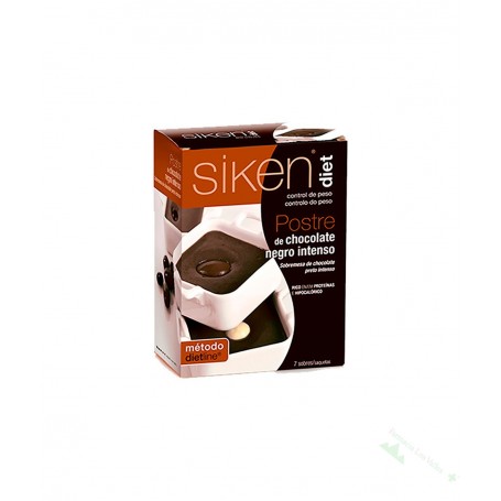 SIKENDIET PROTEINA DULCE POSTRE CHOCOLATE NEGRO 7 SOBRES