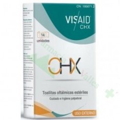 TOALLITAS OFTALMICAS CLORHEXIDINA VISAID CHX 14 UDS (ORZUELOS)